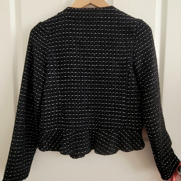 Anthropologie Tweed Peplum Jacket, XS - Picture 4 of 8